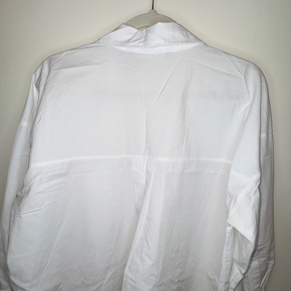 Zara Crisp White Collared Shirt - Picture 4 of 4